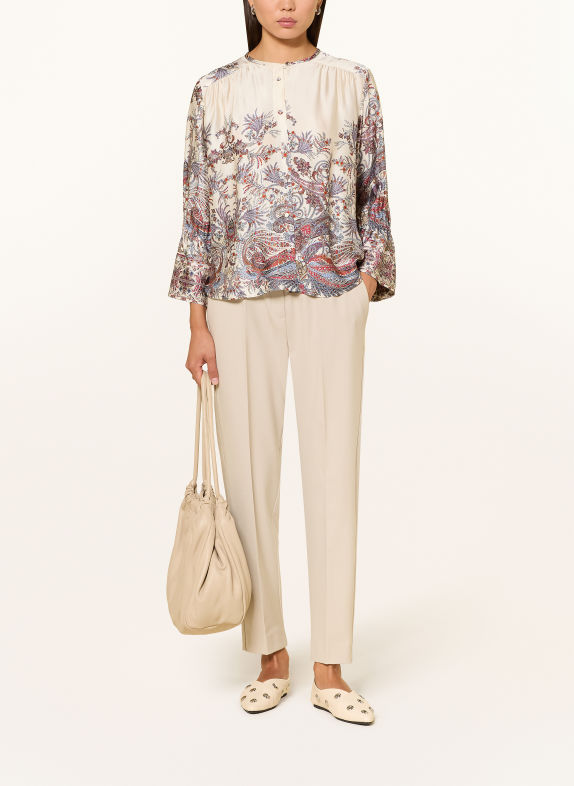 MARELLA Bluse MMLGIRINO CREME / ROT / BLAU