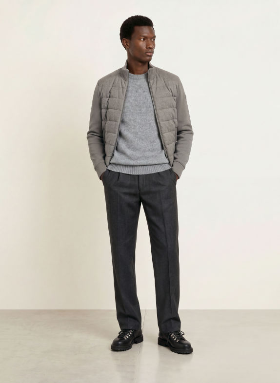 SAVE THE DUCK Steppjacke LASSE im Materialmix GRAU