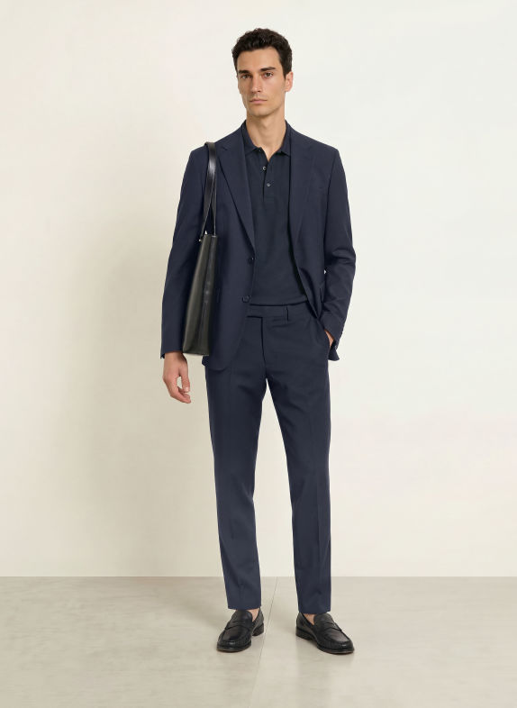 STRELLSON Anzugsakko ALZER4 Slim Fit 401 Dark Blue 401