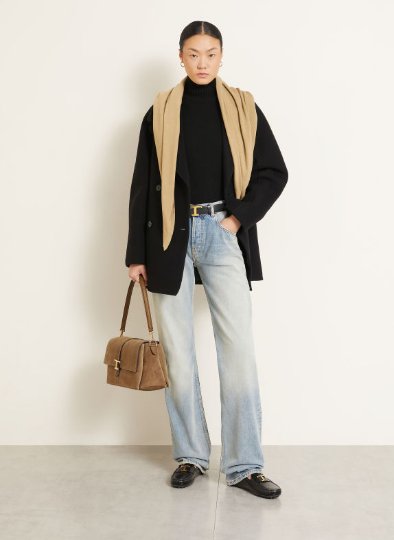 TOD'S Torebka T TIMELESS SMALL OLIWKOWY
