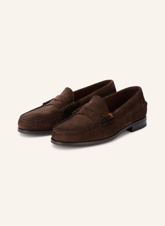 Santoni Pennyloafer QUENTIN MARRON FONCÉ
