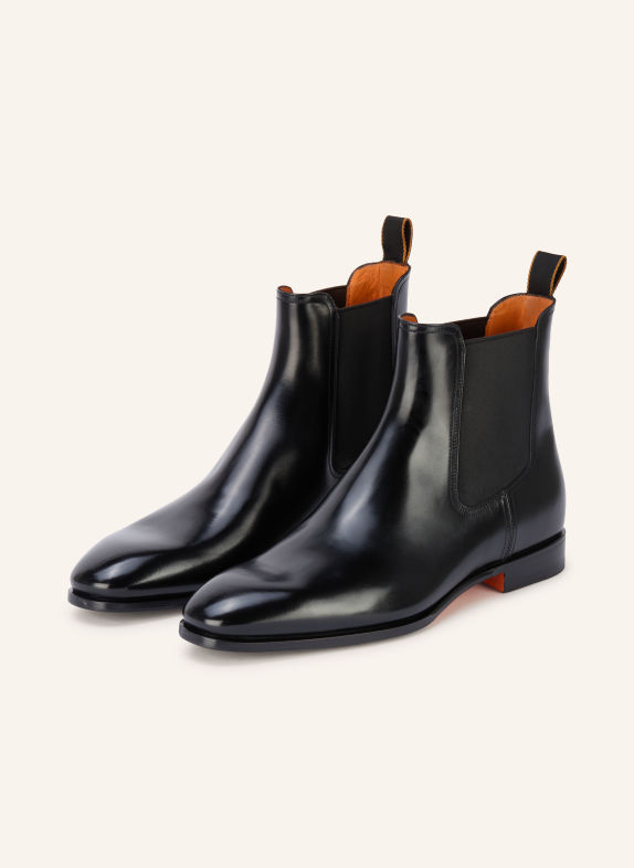 Santoni Chelsea-Boots ARCHEBOOT SCHWARZ