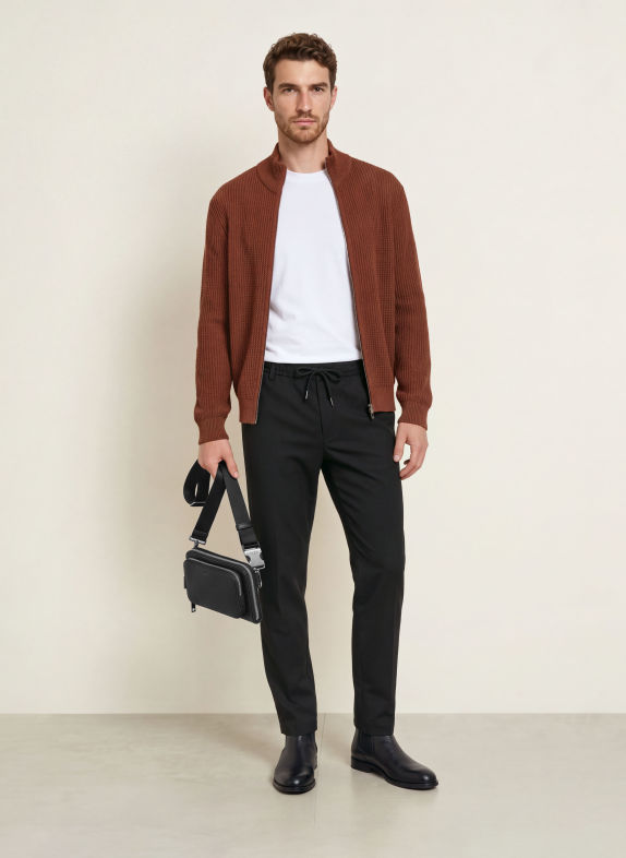 BOSS Gürteltasche NEW CROSSTOWN SCHWARZ / SILBER