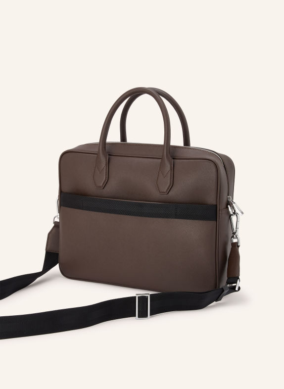 BOSS Laptoptas NORTHON MARRON FONCÉ / ZILVER