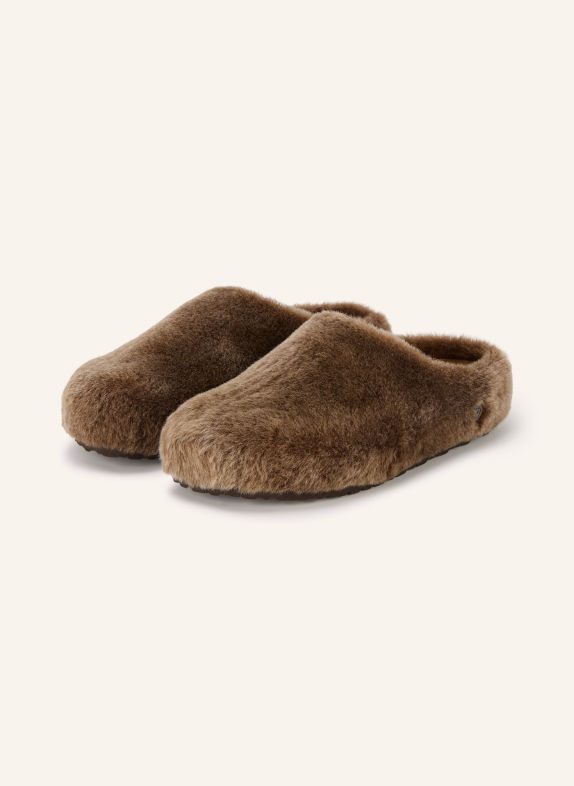 BIRKENSTOCK Chaussons AMSTERDAM WRAPPED TAUPE