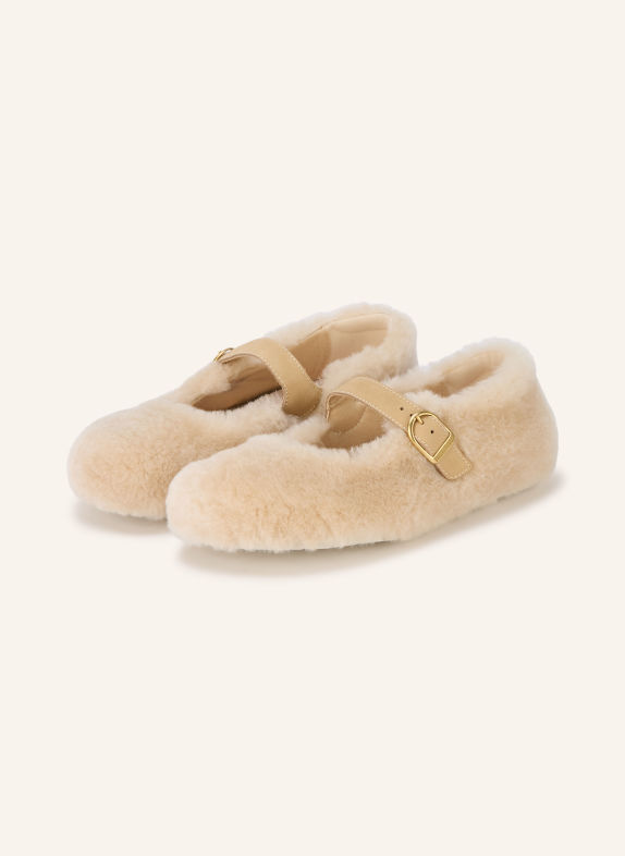 BIRKENSTOCK Ballerines façon Mary Janes SANTA CLARITA BEIGE