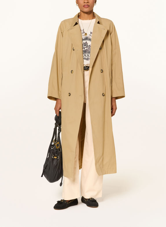 MARANT ÉTOILE Trench-coat CACILDA BEIGE