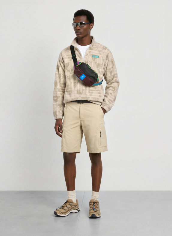 Columbia TIMBER CREST™ Fleece Half-zip Sweater BEIGE / CREAM