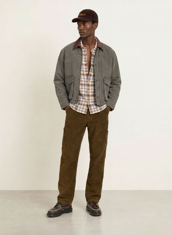 Levi's® Cordhose 568™ LOOSE STRAIGHT CARPENTER Regular Fit BRAUN