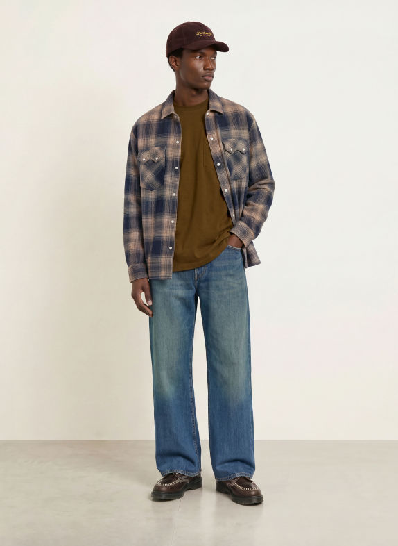 Levi's® Tričko TMAVĚ HNĚDÁ
