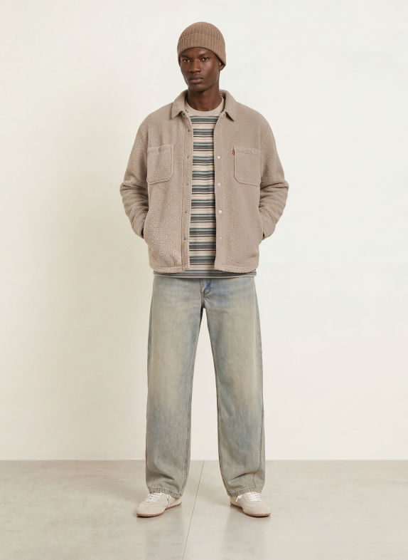 Levi's® Teddyfell-Overjacket TAUPE
