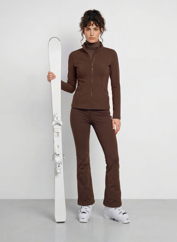 MRS & HUGS Midlayer-Jacke DUNKELBRAUN