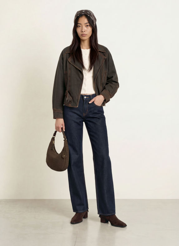 Levi's® Wide Leg Jans LOW LOOSE 02 Dark Indigo - Flat Finish