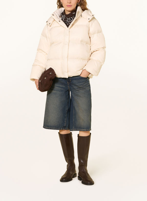 Levi's® Donsjas TATE BUBBLE met afneembare capuchon CRÈME