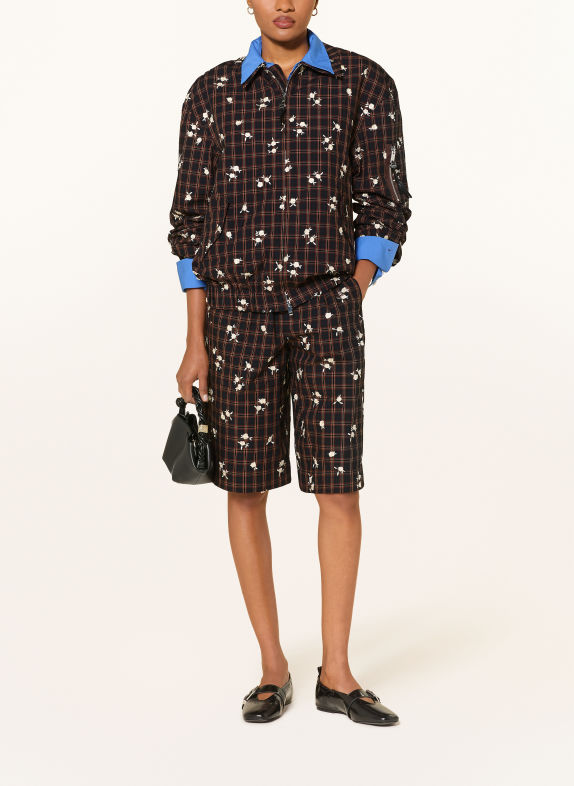 GANNI Blouson BRUIN / CRÈME / ZWART