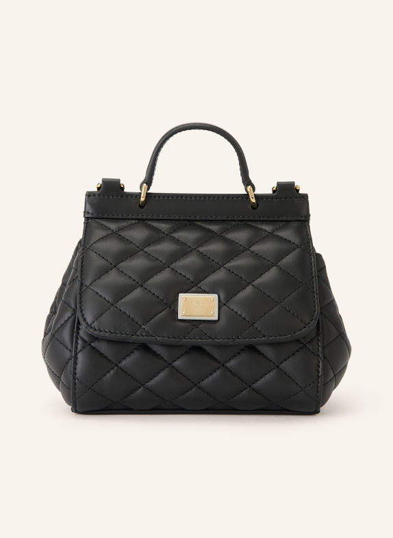 DOLCE & GABBANA Handtasche SICILY SCHWARZ / GOLD