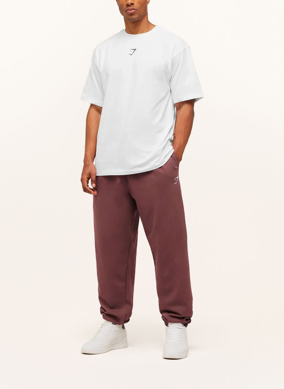 GYMSHARK Sweatpants CREST DUNKELBRAUN