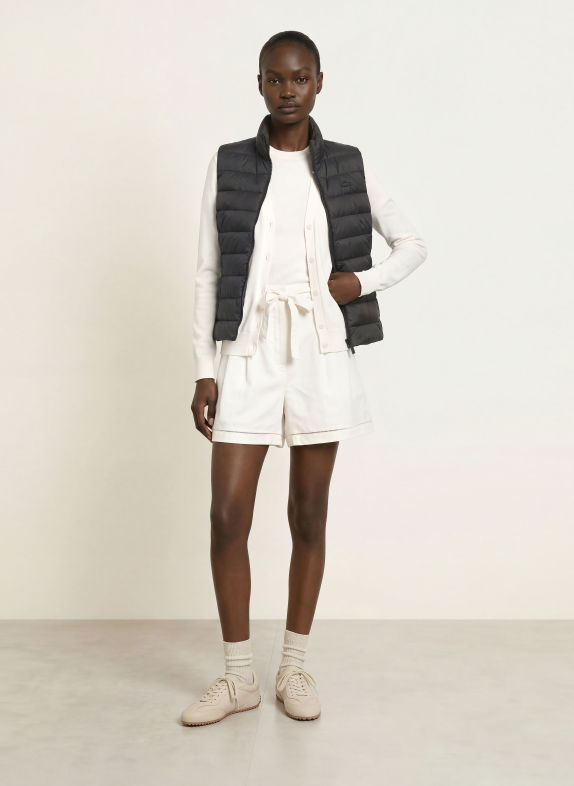 LACOSTE Gilet matelassé NOIR