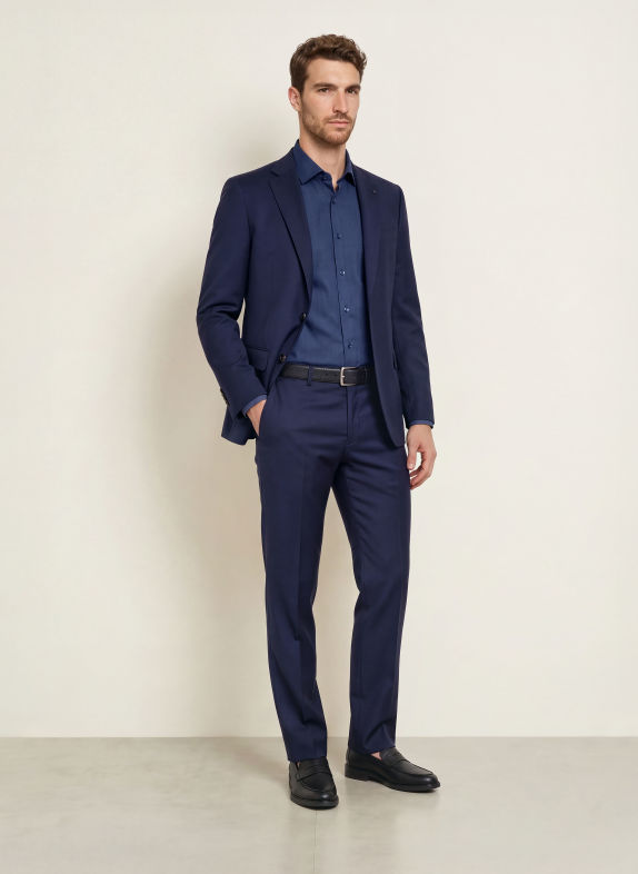 seidensticker Hemd Regular Fit DUNKELBLAU / BLAU
