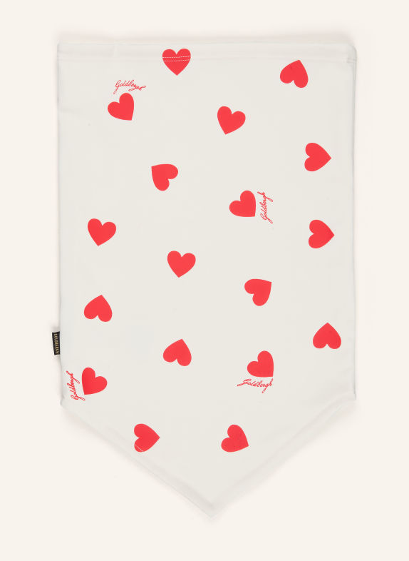 GOLDBERGH KOUKI Infinity scarf WHITE / RED