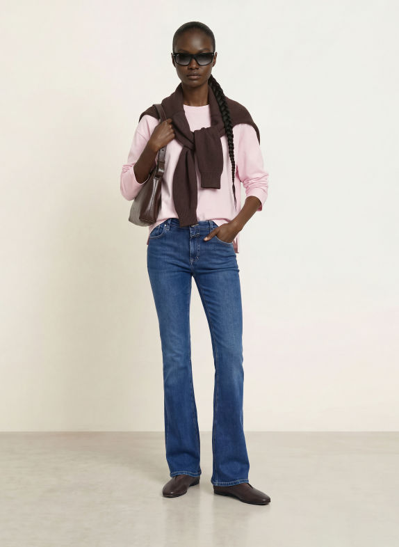 CLOSED Jean flare JOVANNA MBL MID BLUE