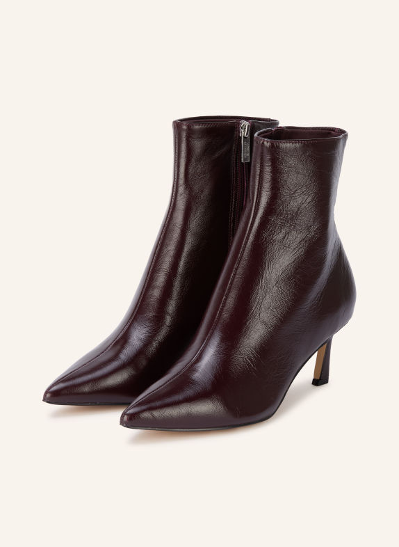 STEVE MADDEN Bottines LULAH ROUGE FONCÉ