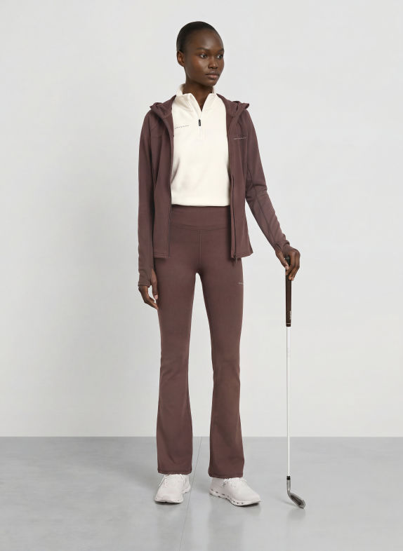 RÖHNISCH THERMAFLOW Mid-layer jacket BROWN
