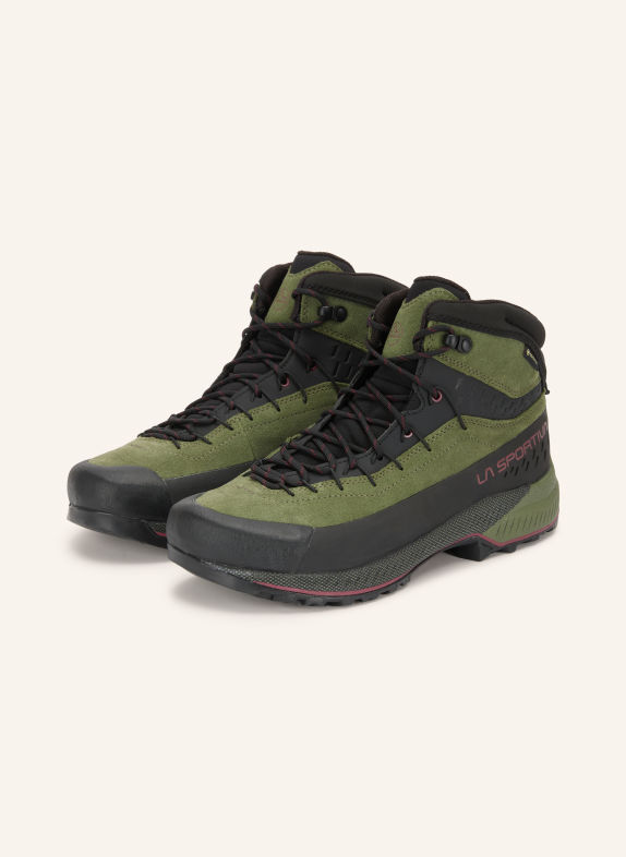 LA SPORTIVA TX4 EVO MID GTX Climbing Shoes OLIVE / DARK RED / BLACK