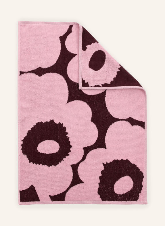 marimekko Handduk UNIKKO MÖRKLILA / ROSA