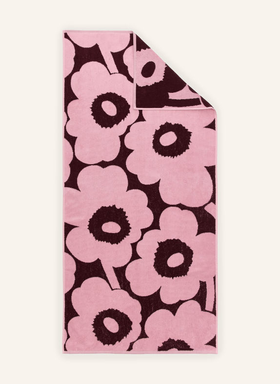 marimekko Duschhandduk UNIKKO MÖRKLILA / ROSA
