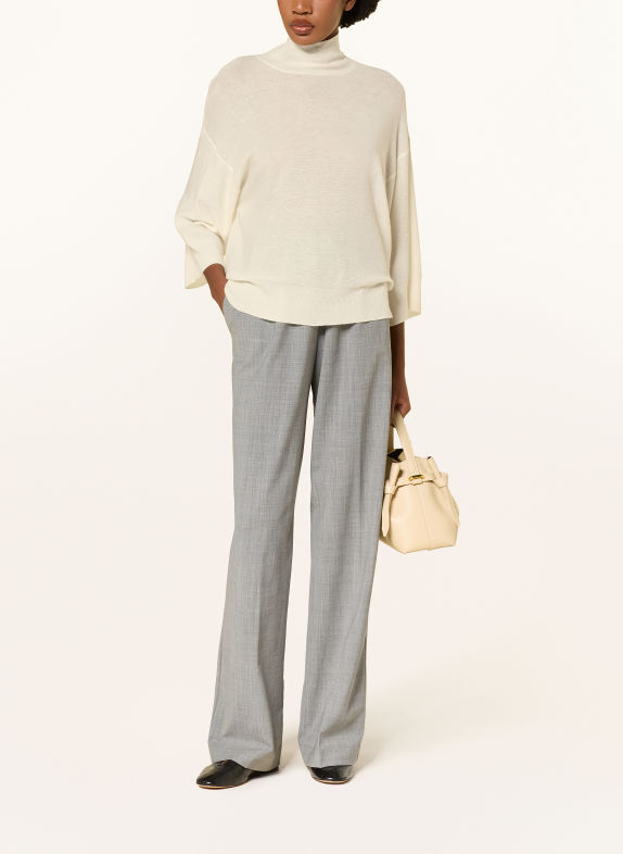 FABIANA FILIPPI Pullover mit 3/4-Arm und Pailletten ECRU