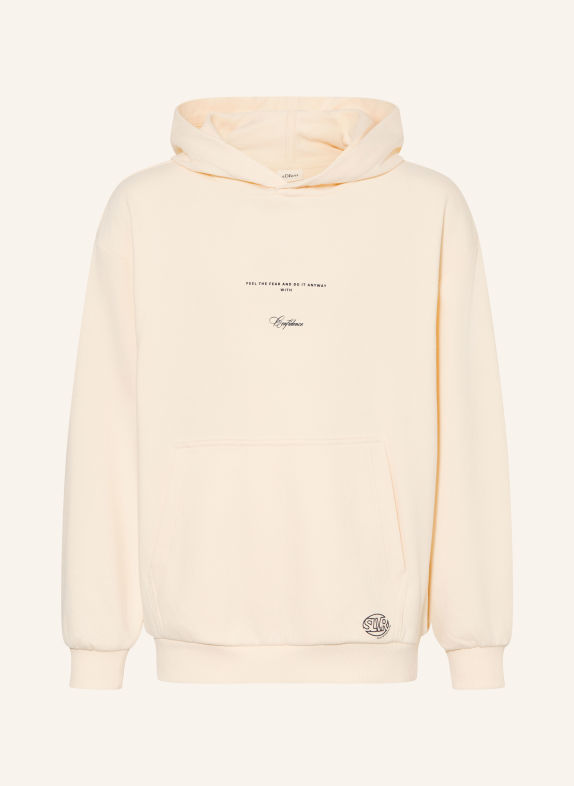 s.Oliver RED Hoodie CRÈME / ZWART
