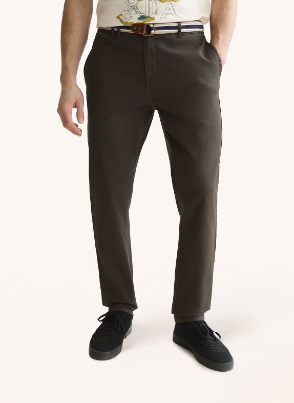 SCOTCH & SODA Chino Regular Fit DONKERGRIJS