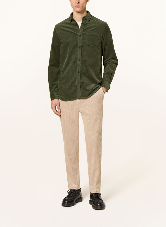 SCOTCH & SODA Cordoverhemd Regular Fit KAKI