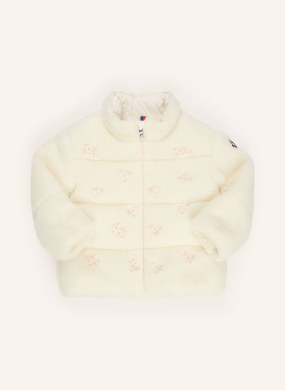 MONCLER enfant Steppjacke CHIARA aus Teddyfell HELLBRAUN