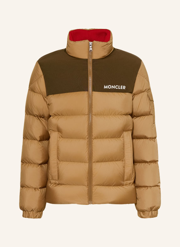 MONCLER enfant Daunenjacke SORMOR HELLBRAUN / DUNKELBRAUN