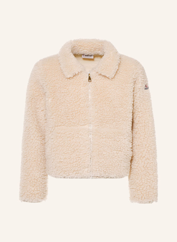 MONCLER enfant Teddyfell-Jacke HELLBRAUN