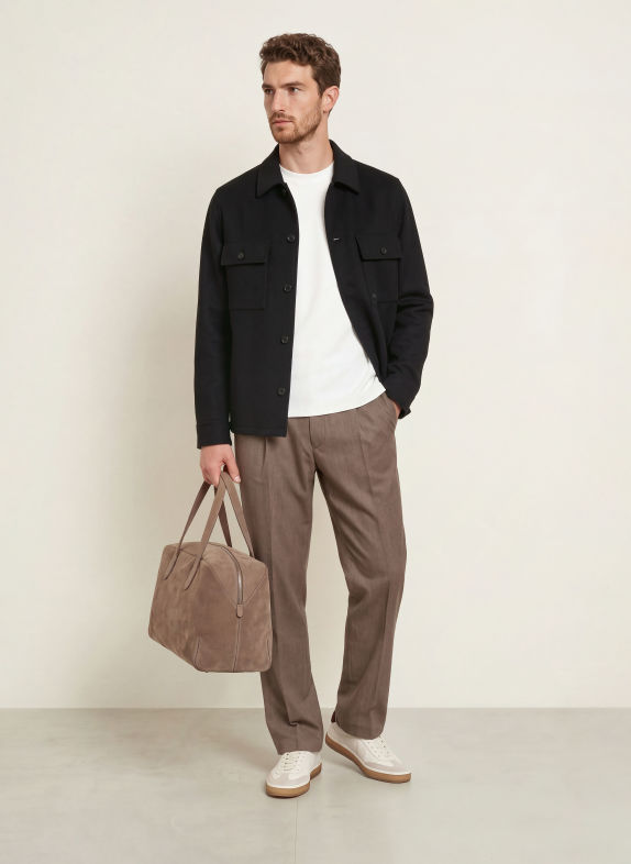 DIGEL move BURKE Overshirt BLACK