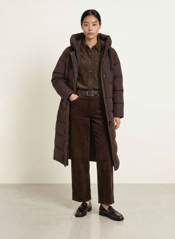 FUCHS SCHMITT Donsmantel LAKEWOOD MARRON FONCÉ