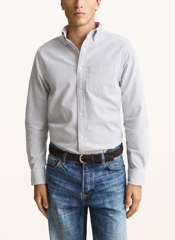 GANT Oxfordhemd Regular Fit BLAU / WEISS
