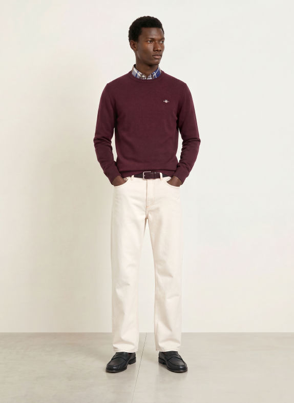 GANT Sweater DARK RED