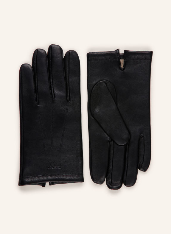 GANT Lederhandschuhe SCHWARZ