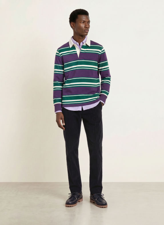 GANT Cordhose Regular Fit DUNKELBLAU