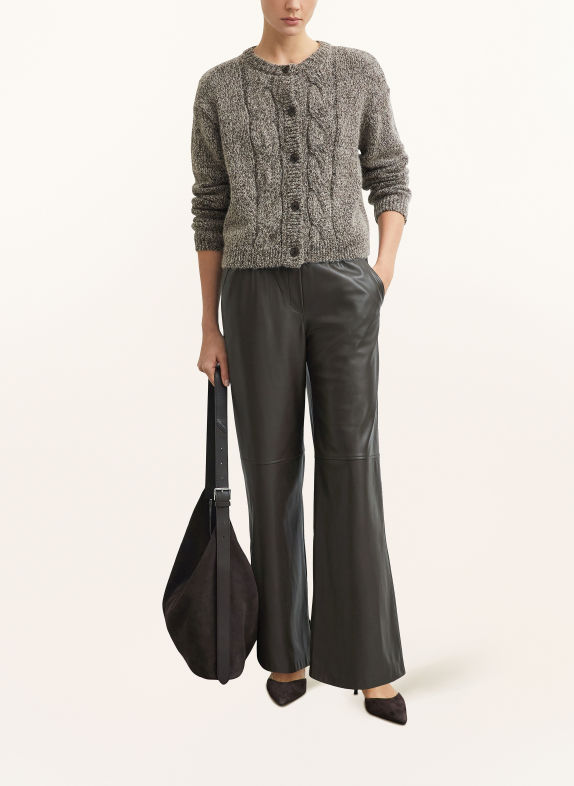 comma Cardigan DARK GRAY / LIGHT GRAY