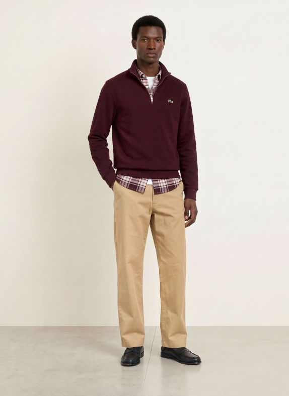 LACOSTE Chino Regular Fit BEIGE