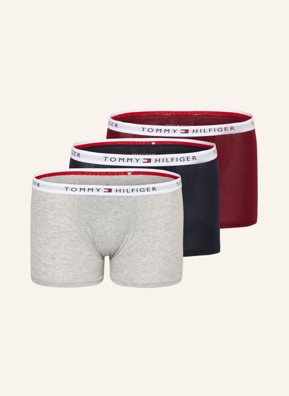 TOMMY HILFIGER Set van 5 Boxershorts DONKERBLAUW / LICHTGRIJS / ZWART