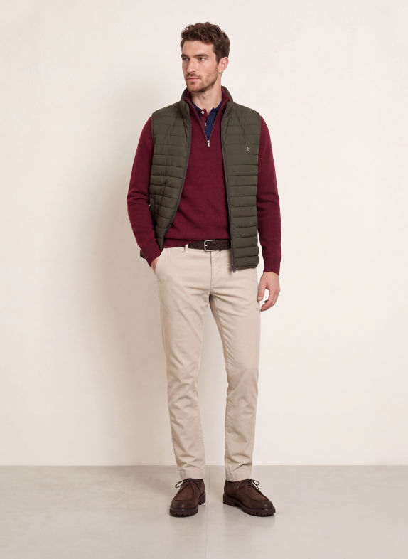 HACKETT LONDON Schipperstruien DONKERROOD