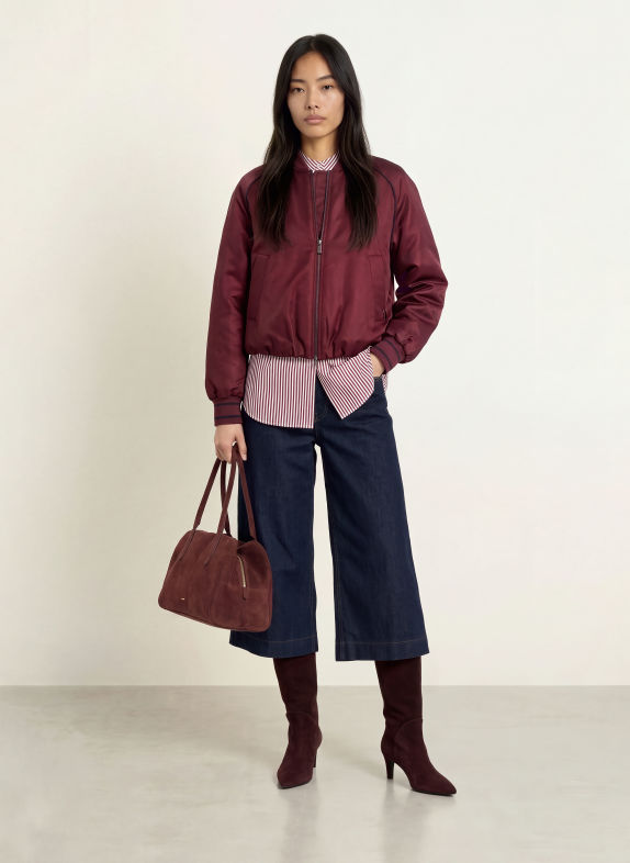 MOS MOSH Blouson MMCALICO DUNKELROT