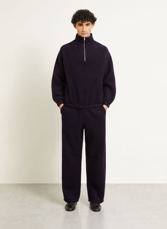 JIL SANDER Chinosy o regularnym kroju GRANATOWY