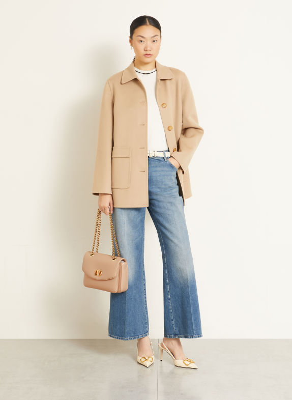 VALENTINO GARAVANI Schoudertas DJUNA MEDIUM ROSÉ / GOUD
